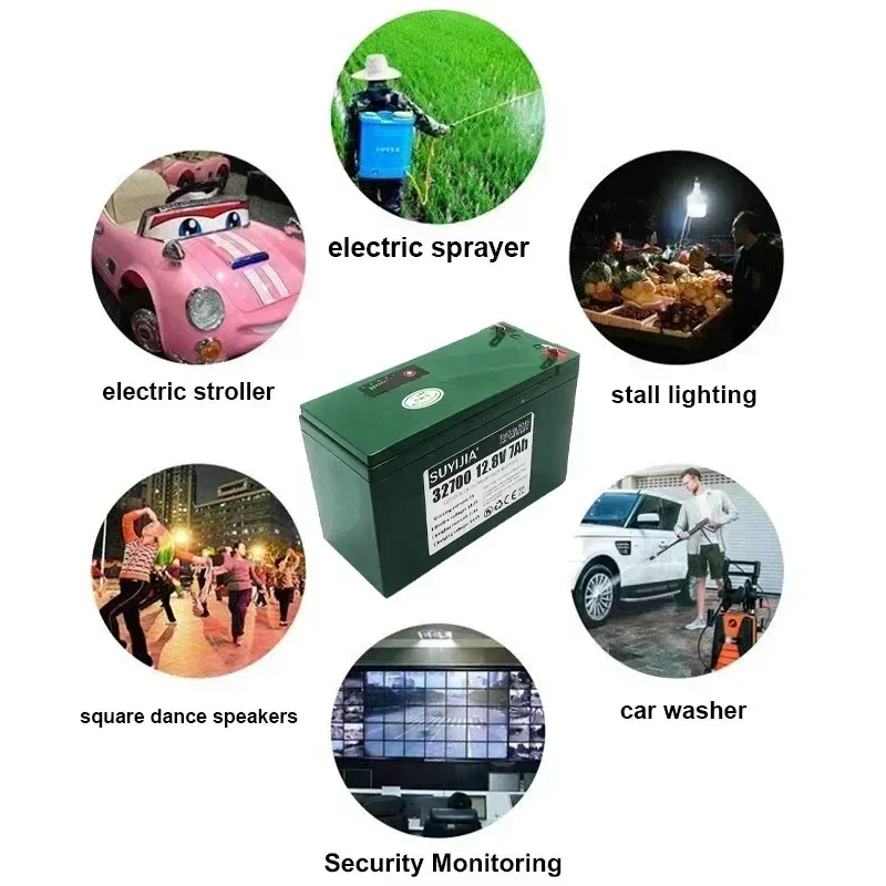 Аккумуляторная батарея 32700 4S1P 12 8 В 7000 мА · ч