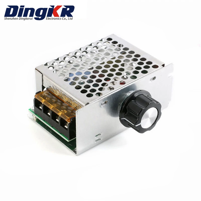 

Профессиональные регуляторы напряжения 4000 Вт 220 В, высокомощный тиристорный контроллер скорости, электронный регулятор напряжения, регуля...