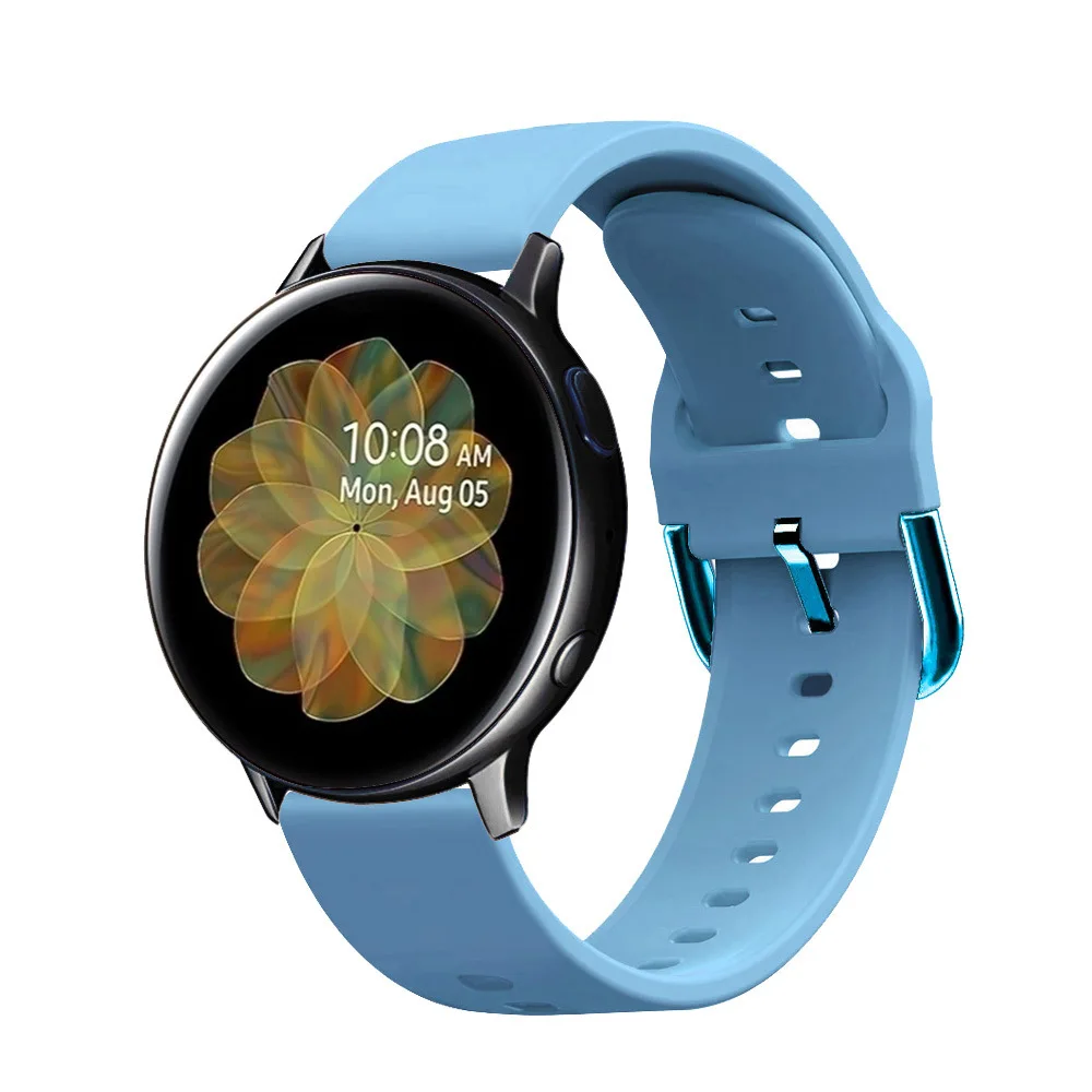 

Ремешок силиконовый для наручных часов Honor ES / GS Pro/GS3, браслет для Galaxy Watch 3 46 42 мм, Honor Magic 2 46 мм 42 мм, 20 мм 22 мм