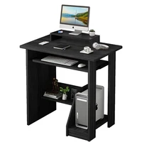 Home Office Computer Desk with Monitor Stand Keyboard Tray,  Study Desk PC Laptop Table , Modern Workstation for Small Spaces