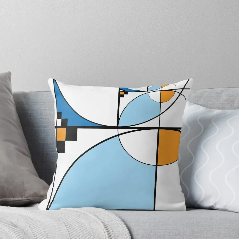 Современные Локи середины века блюзовая декоративная подушка роскошная