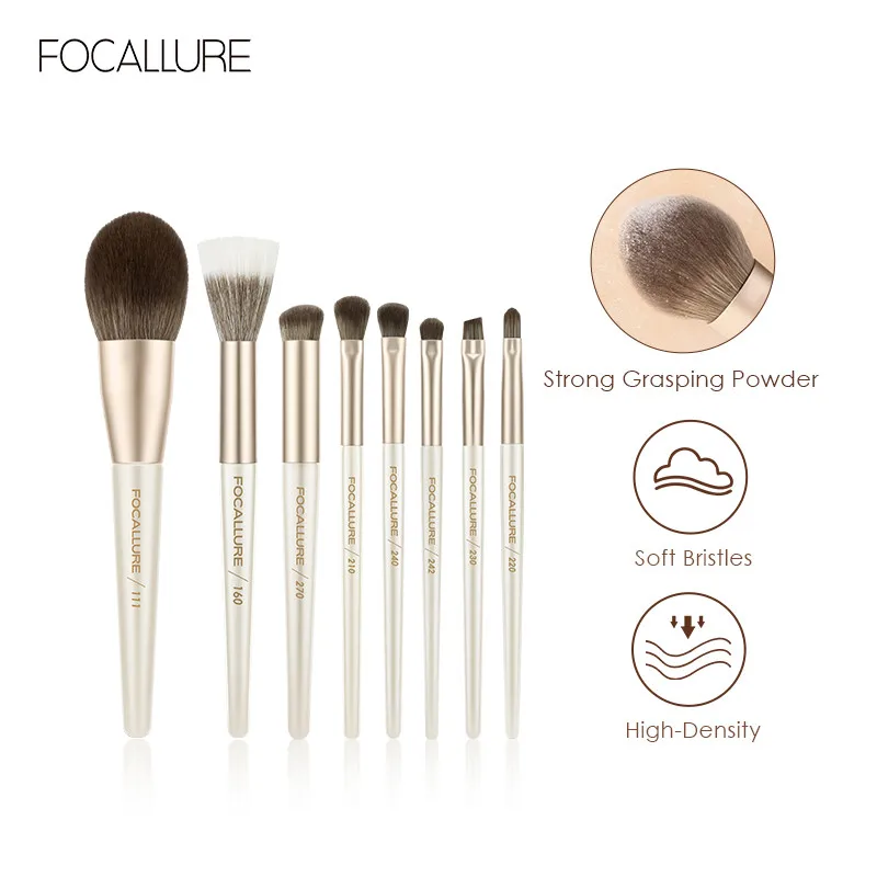 

FOCALLURE Multi-function Makeup Brush Set Professional Makeup Tool Eyeshadow Brush Angled Brow Brush Precision Brush Eye Makeup