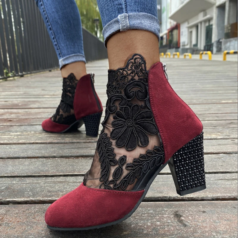 

Женские босоножки 2022, модная летняя обувь, женские пикантные сетчатые сандалии на высоком каблуке, Размеры 35-43, женские сандалии