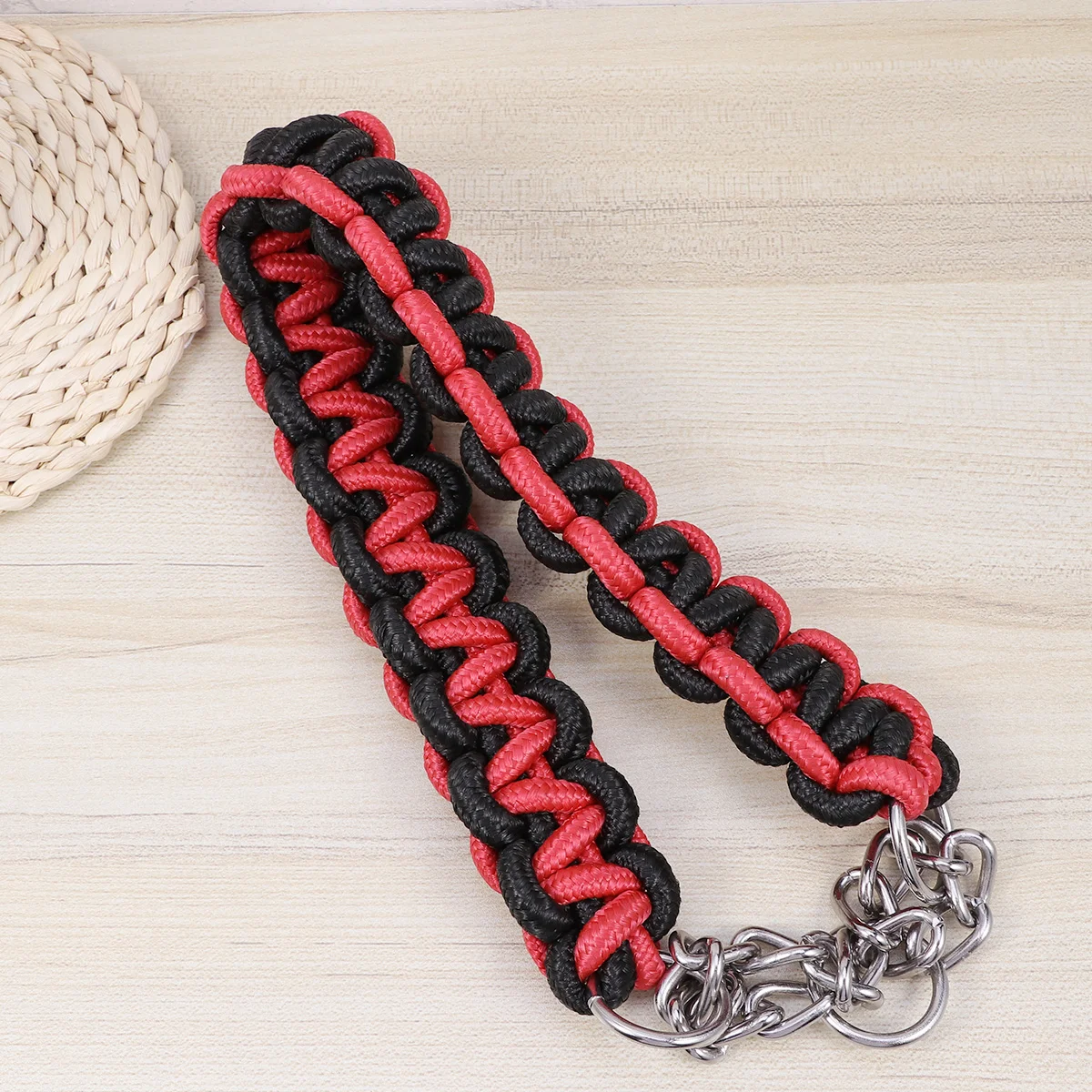 

1PcPet Dog Collar Practical Portable Nylon Collar Pet Hauling Cable Pet Collar for Pet