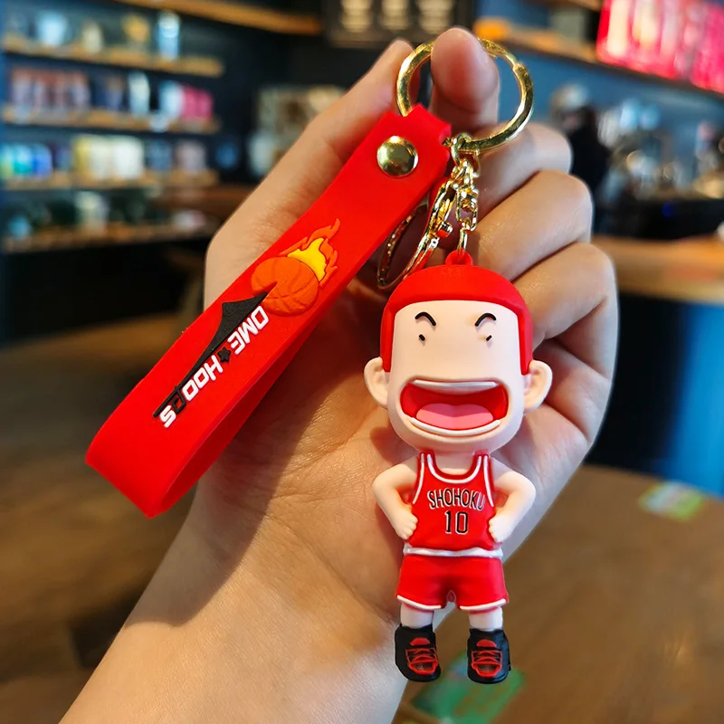 

Japanese Anime SLAM DUNK Keychain Doll Pendant Fashion Key Ring Backpack Ornaments Accessories Jewelry Holiday Gifts for Friends