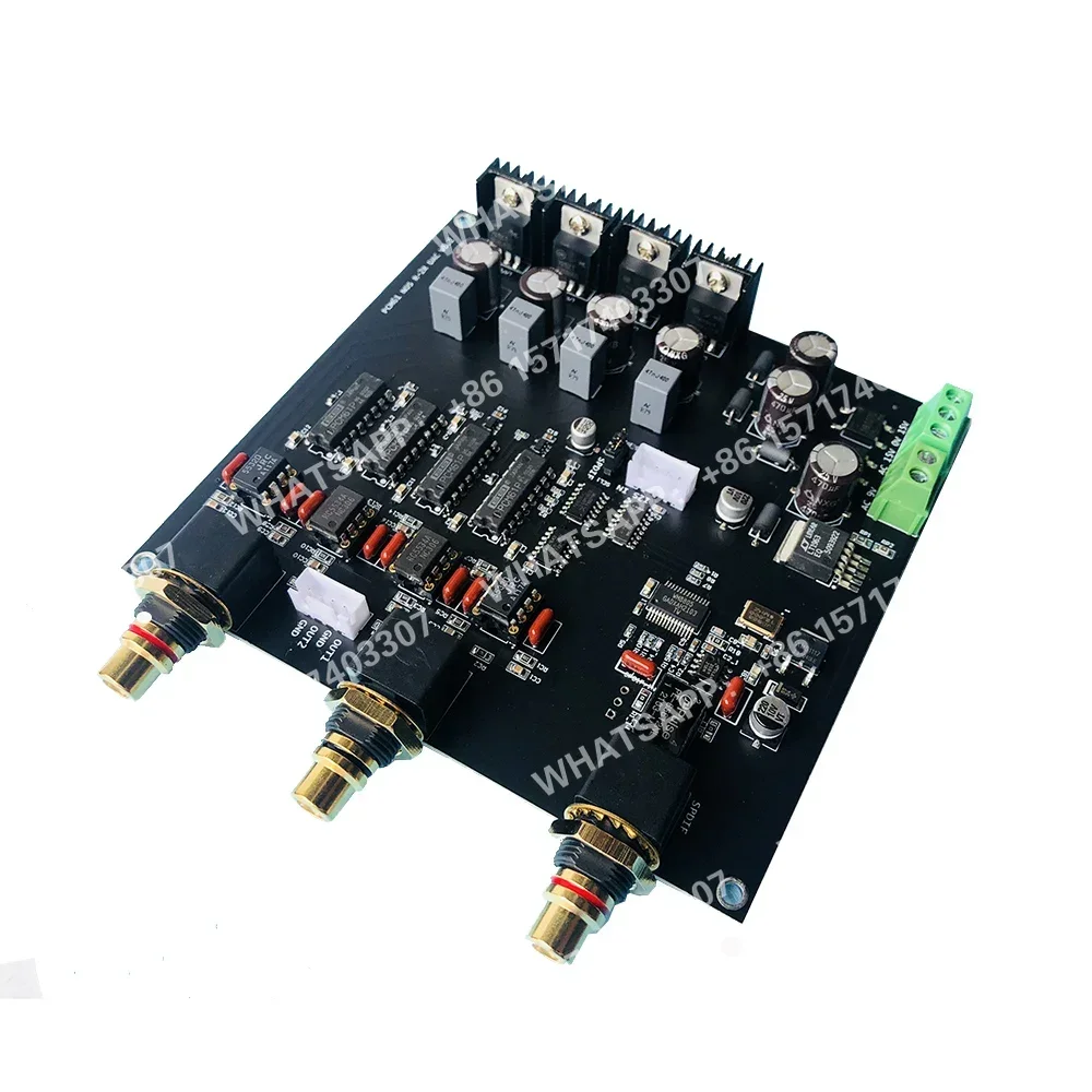 Фото Nvarcher R2R DAC PCM61, плата декодирования с четырьмя параллельными дифференциальными входами, в стиле Black Glue №5