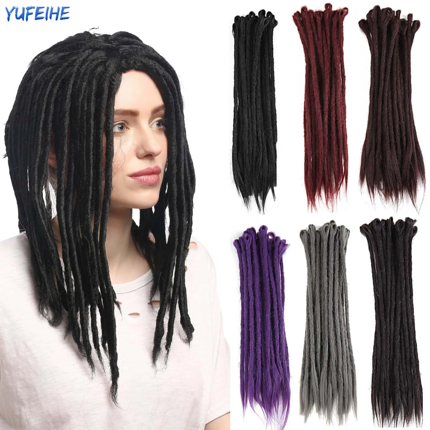 

Регги, волосы ручной работы, дреды, удлинители волос, синтетические искусственные косички, волосы 10 нитей, цветные розовые светлые волосы