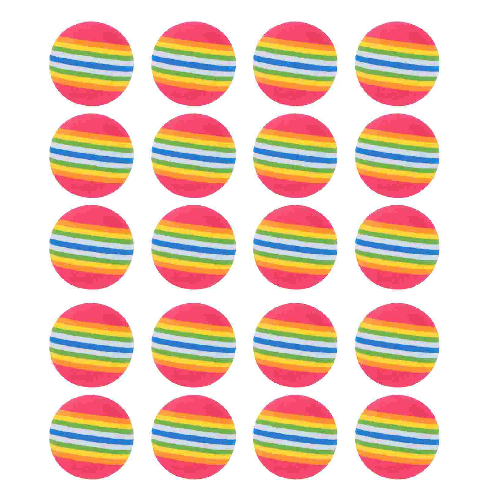 

25 Pcs Tool Toys Training Balls Kids Practice Balls Colored Balls Pet Balls Toys Soft Balls Cat Foam Balls