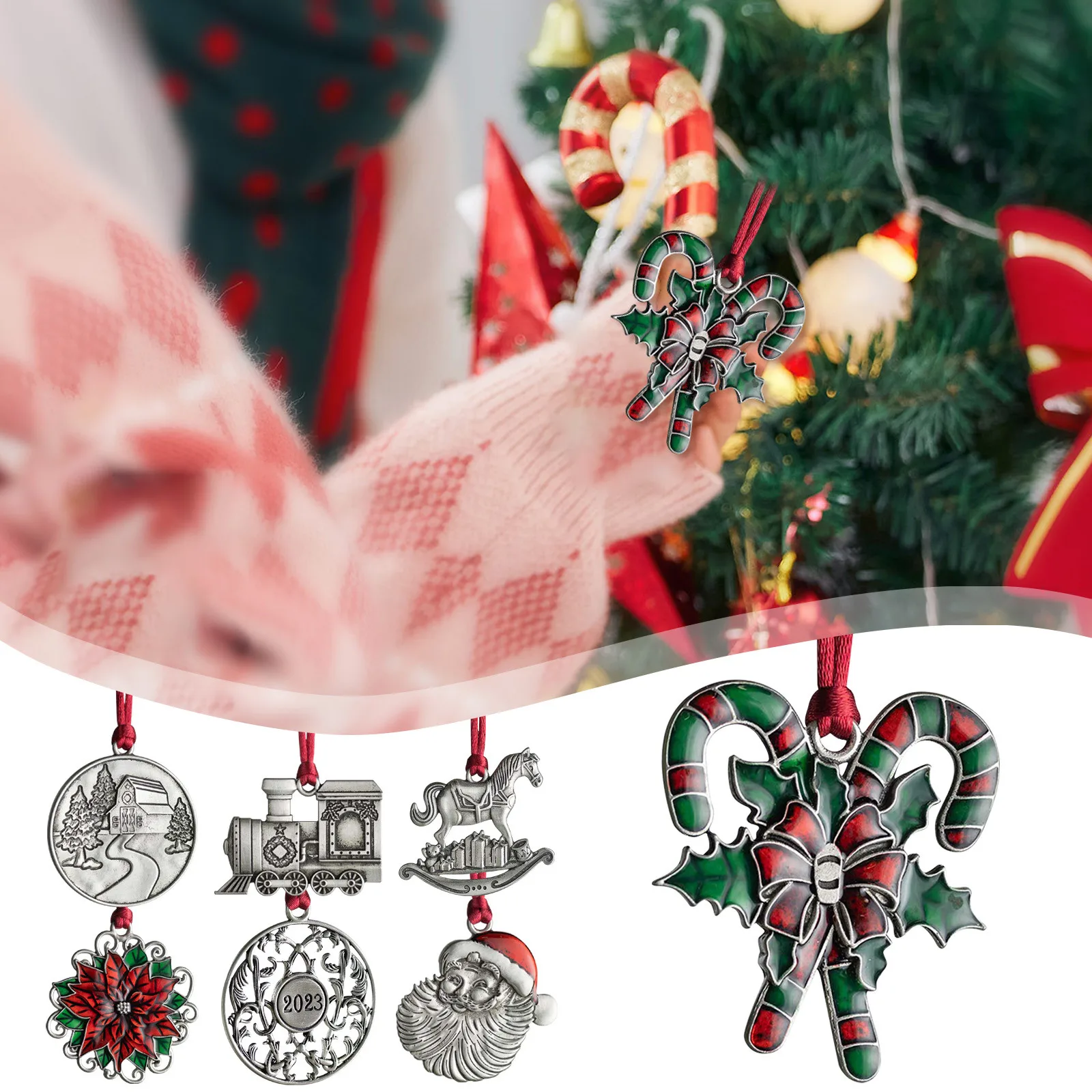 

Ангел, снеговик, украшения для рождественской елки, подвесная Подвеска из смолы, металлические поделки 2023, новогодний Рождественский Декор,...