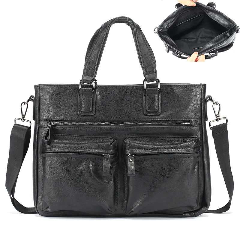 Scione Men's Shoulder Bag Nylon Material British Casual Fashion School Style High Quality Multi-function Large Capacity Design