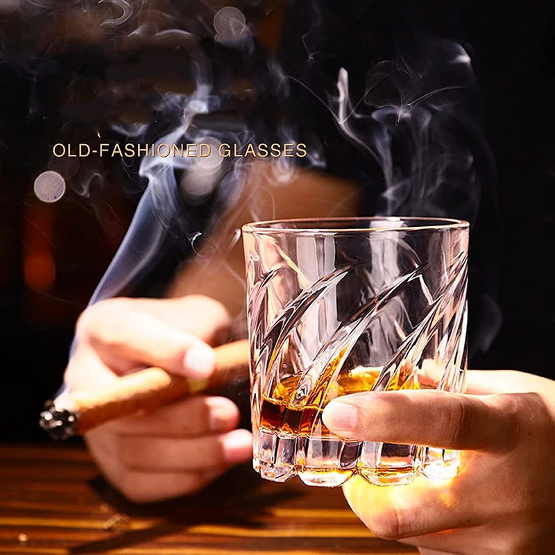 1 шт. вращающийся стакан для виски старомодный питья бурбон шотландский коктейли