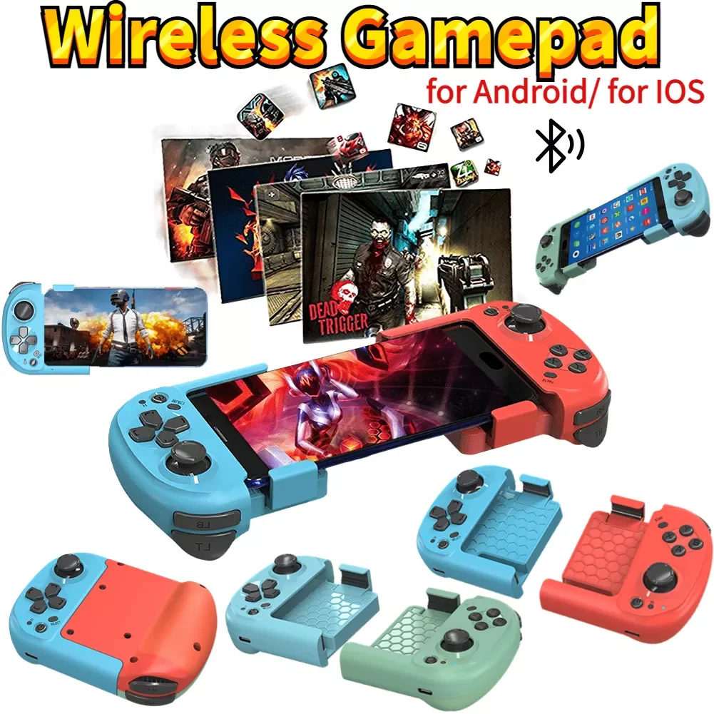 

-061 Left Right Split Game Controller Wireless Bluetooth Gamepad Game Controller Joystick for PUBG Android