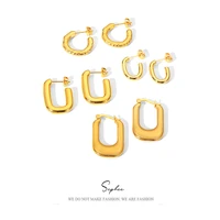 earrings korean style ins same titanium steel earrings earrings earrings 18k gold hoop earrings aretes de mujer modernos 2022
