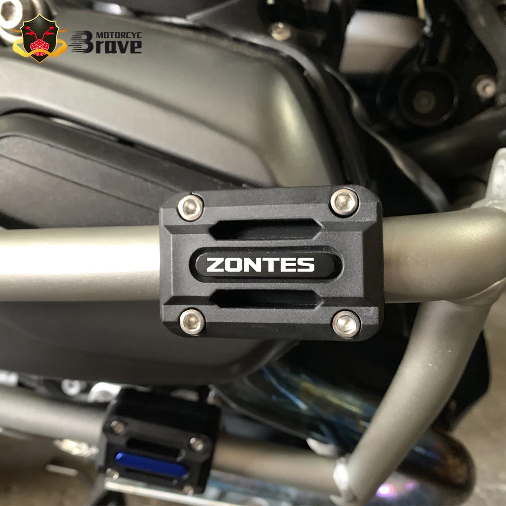 

For Zontes Shengshi 310V / X/T / R Zt250 All year Motorcycle Engine Crash Bar Protection Bumper Decorative Guard Block