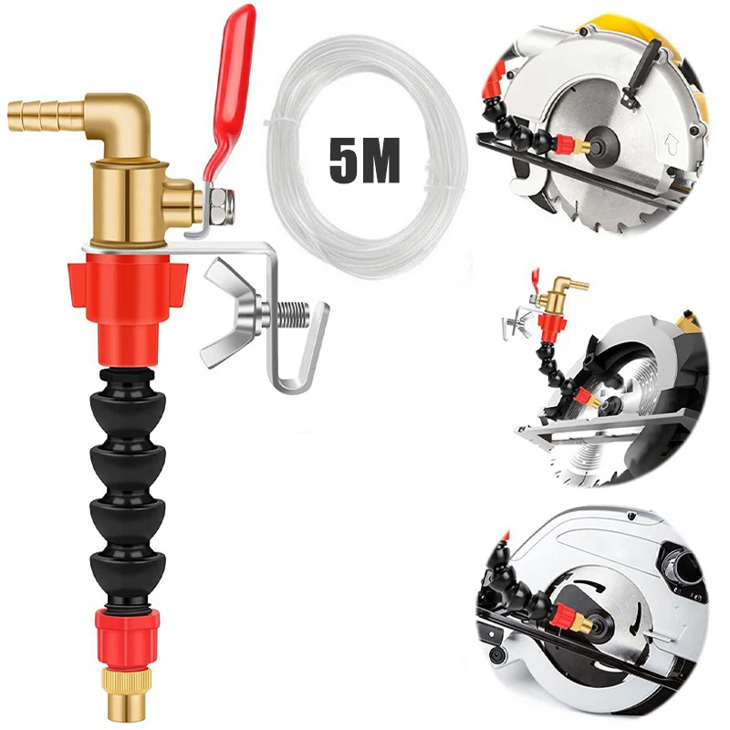 

Dust Remover Water Sprayer System Nozzle Coolant Misting Dust-proof For Marble Brick Tile Cutting Machine Angle Grinder Cutter