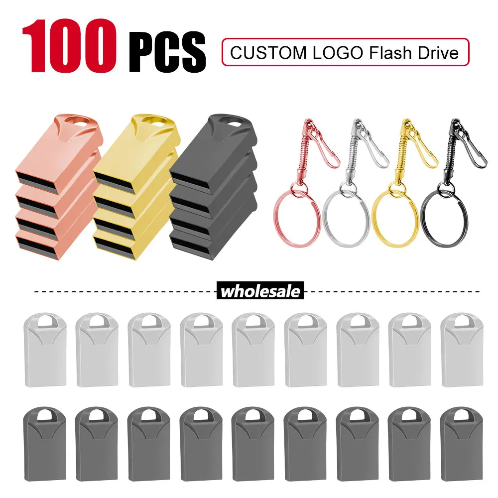 Флеш-накопитель usb 100 водонепроницаемый металлический 4/8/16/32/64 ГБ 2 0 шт./партия