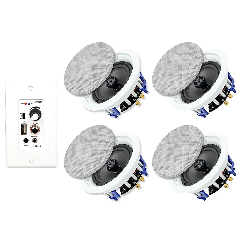 Потолочные Bluetooth-колонки Herdio 5 25 дюйма максимальная мощность 600 Вт
