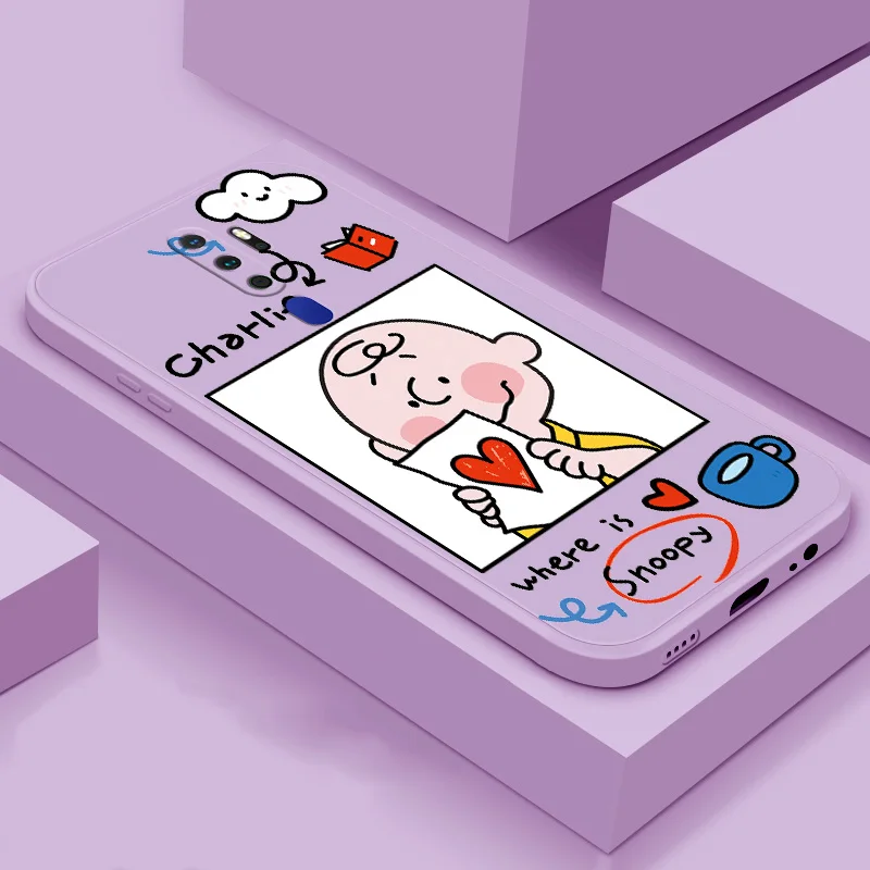 

For OPPO A92 2020 A92S A93 2020 A93 5G phone case soft TPU silicone phone Shell cute animal back cover phone coque funda