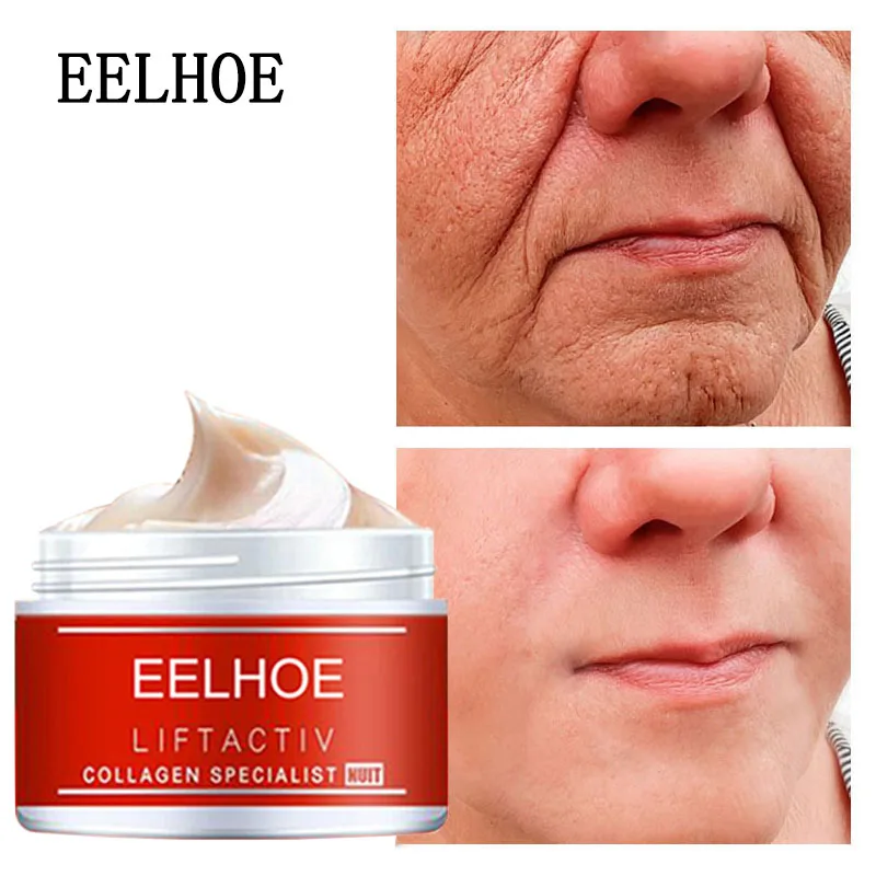 

30g Remove Wrinkles Collagen Face Cream Lifting Firming Anti-Aging Fade Fine Lines Whitening Moisturizer Brightening Skin Care