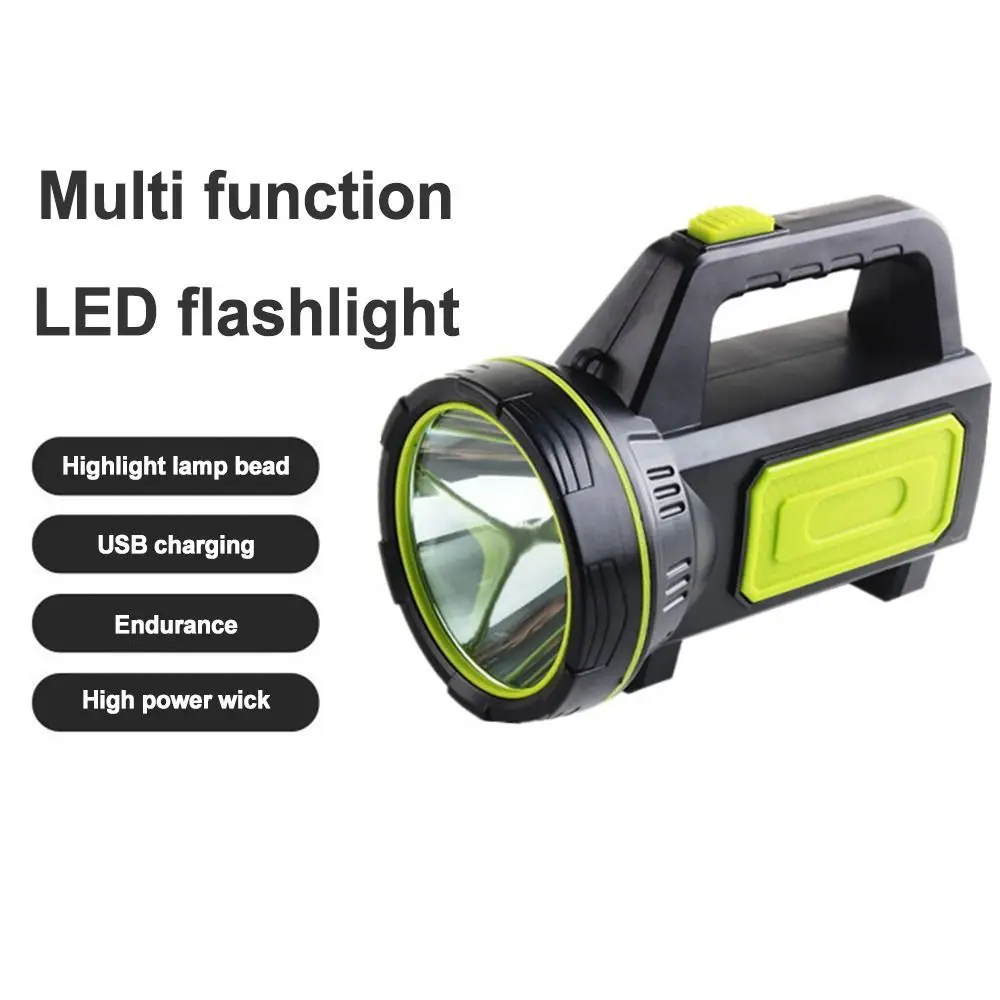 

Handheld Portable Rechargeable Super Bright Camping Lamps USB Rechargeable Lamp LED Flashlight Searchlight