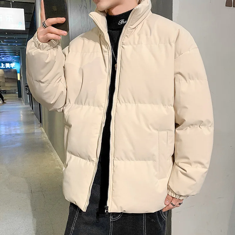 Winter Jacket Men Oversize Parkas Puffer Streetwear Thicken Warm Coat Men Zipper cotton padded Jacket Solid unisex outwear 7XL