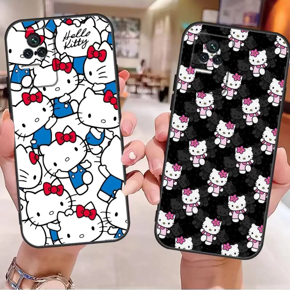 

Funda Coque TPU Phone Case for Redmi K40 K40S K50 K60 7 7A 8 8A 9 9A 9C 9T 10 10C PRO PLUS Gaming Case Capa Hello Kitty Anime