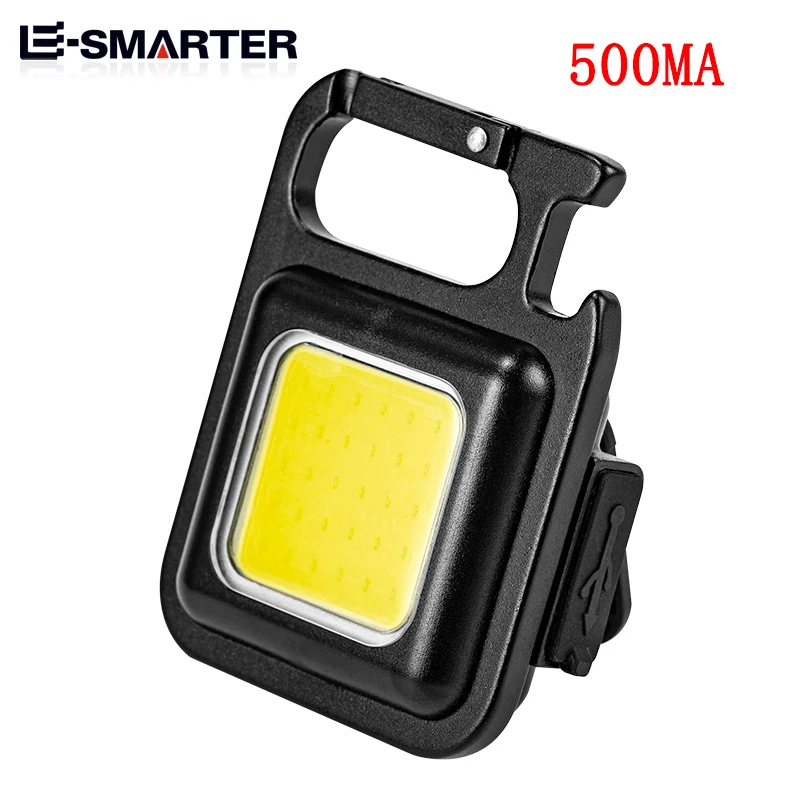 

Портативный COB фонарик черный