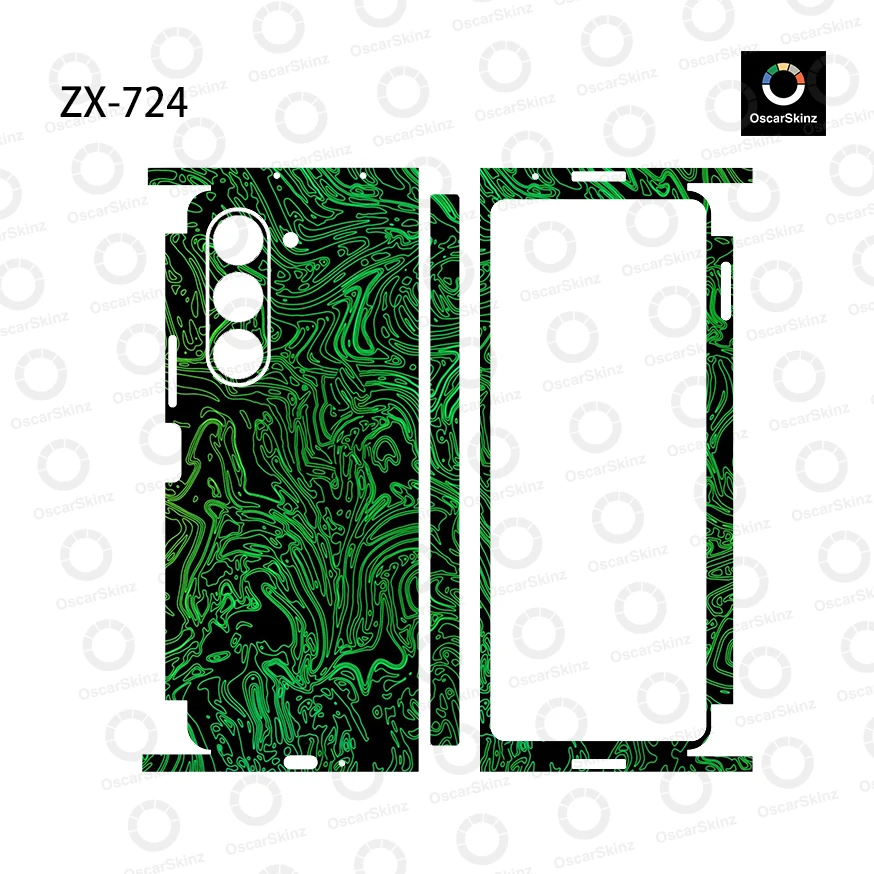 Colorful Anti-Scratch Stickers For Samsung Galaxy Z Fold6 5 4 3 2 Fold5 Protective Decal Skin Cover Back Film