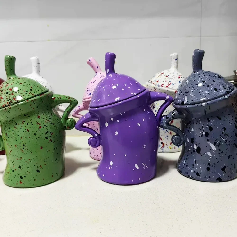 Креативные расширенные поясные банки в европейском стиле ретро пятнистая чашка