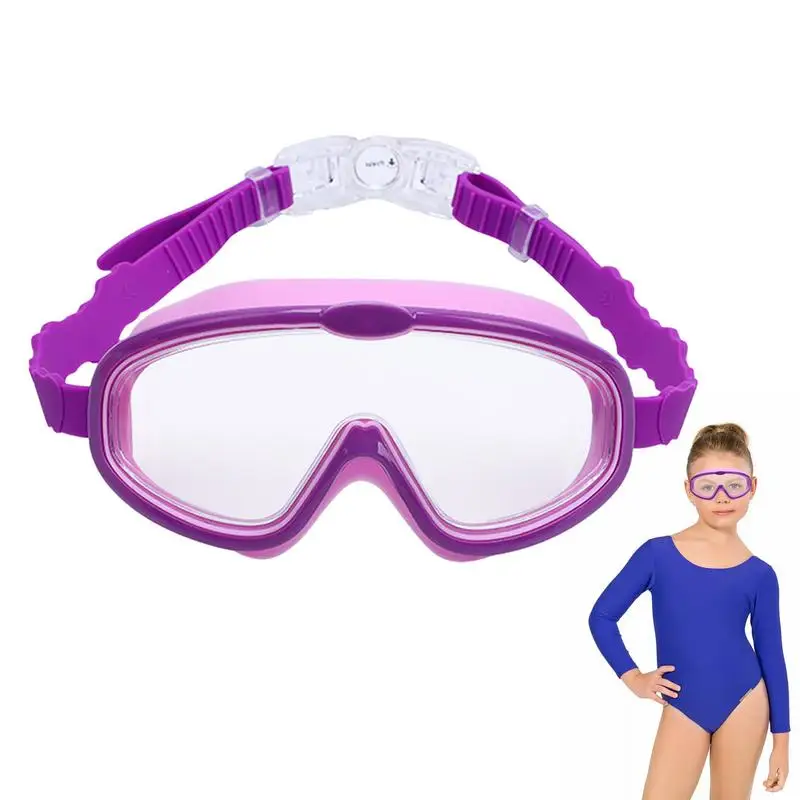

Kids Swimming Goggles Underwater Large Frame Swimming Goggle Anti-Fog Anti-UV Swim Glasses Equipment Accessories For Boys And