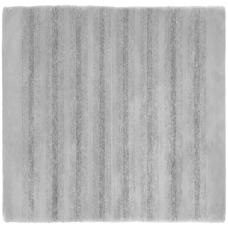 

22 in. x 60 in. Nylon Washable Bathroom Rug Runner Gray