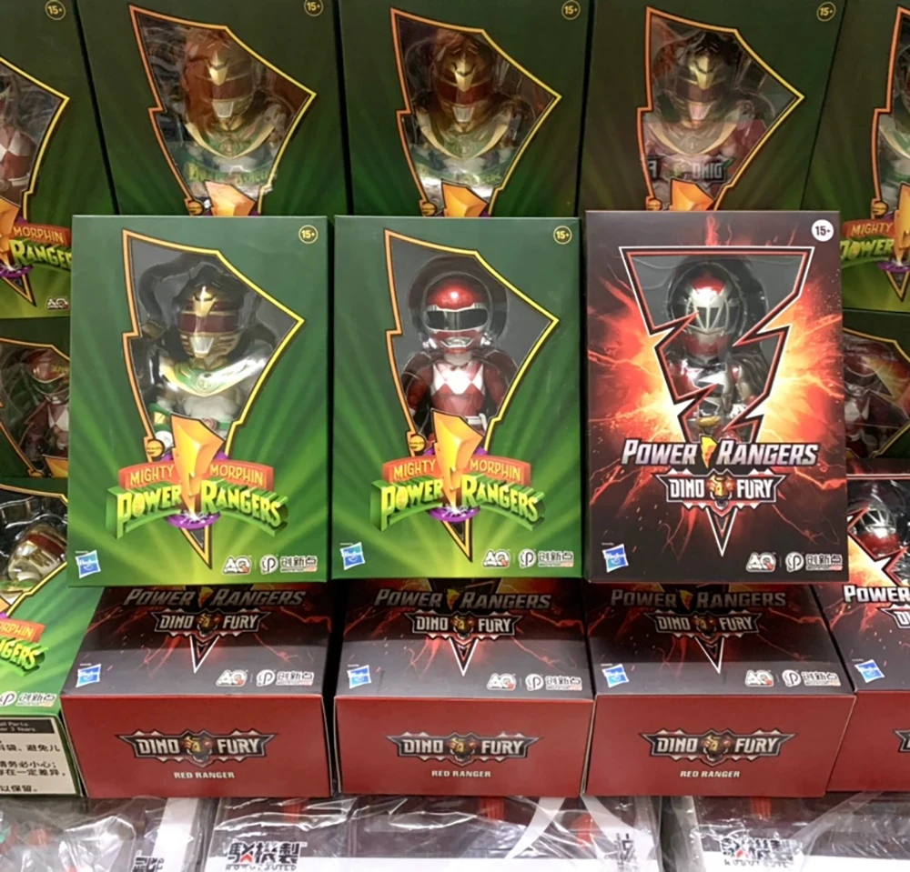 Фото [В наличии] Hasbro & Innovation Point Фигурка Q Power Rangers Red Ranger & Lord Drakkon 13,5 см Коллекционная модель игрушки №2