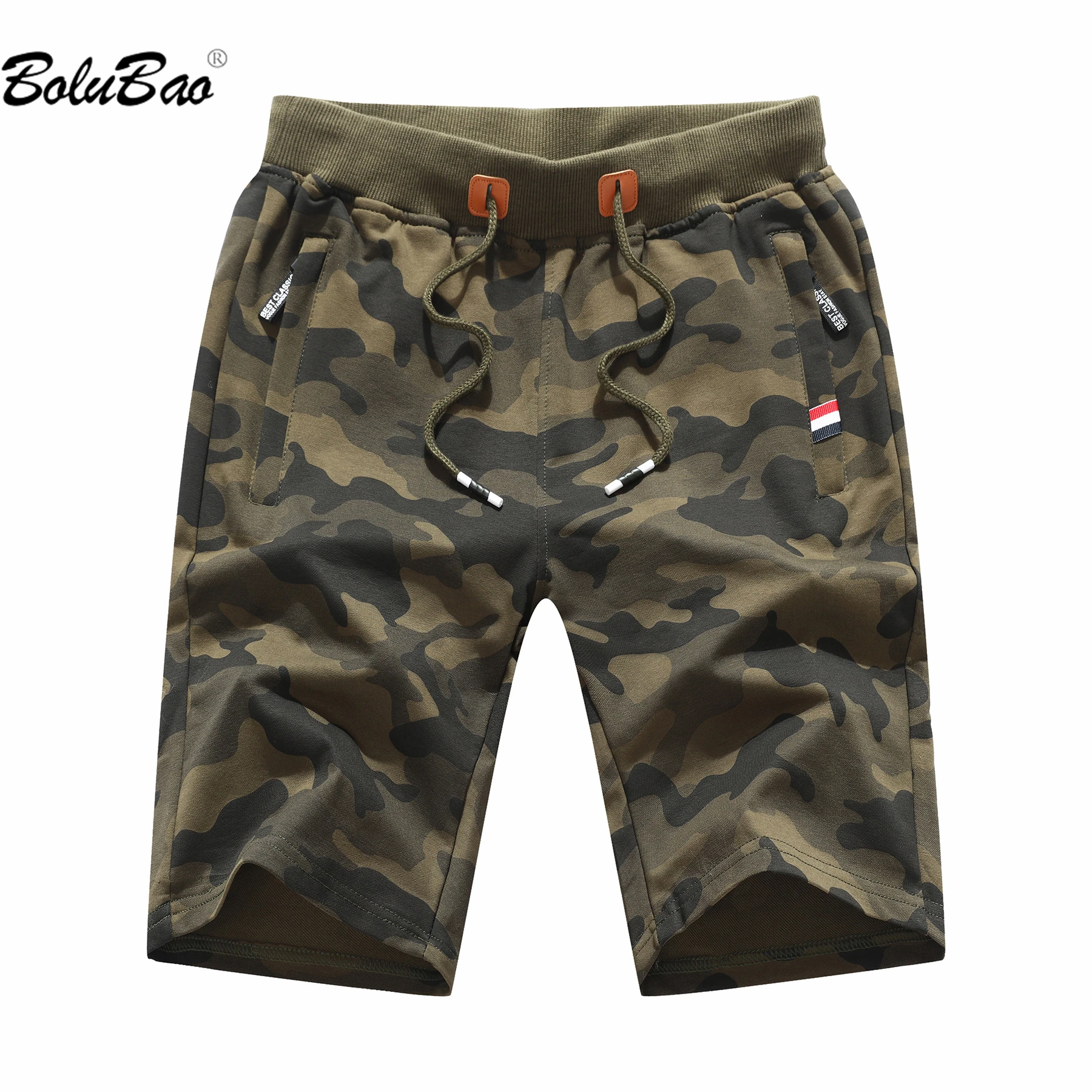 

BOLUBAO 2023 Outdoor Camo Casual Shorts Men's Drawstring Breathable Slim Pants High-Quality Design Camouflage Shorts For Men