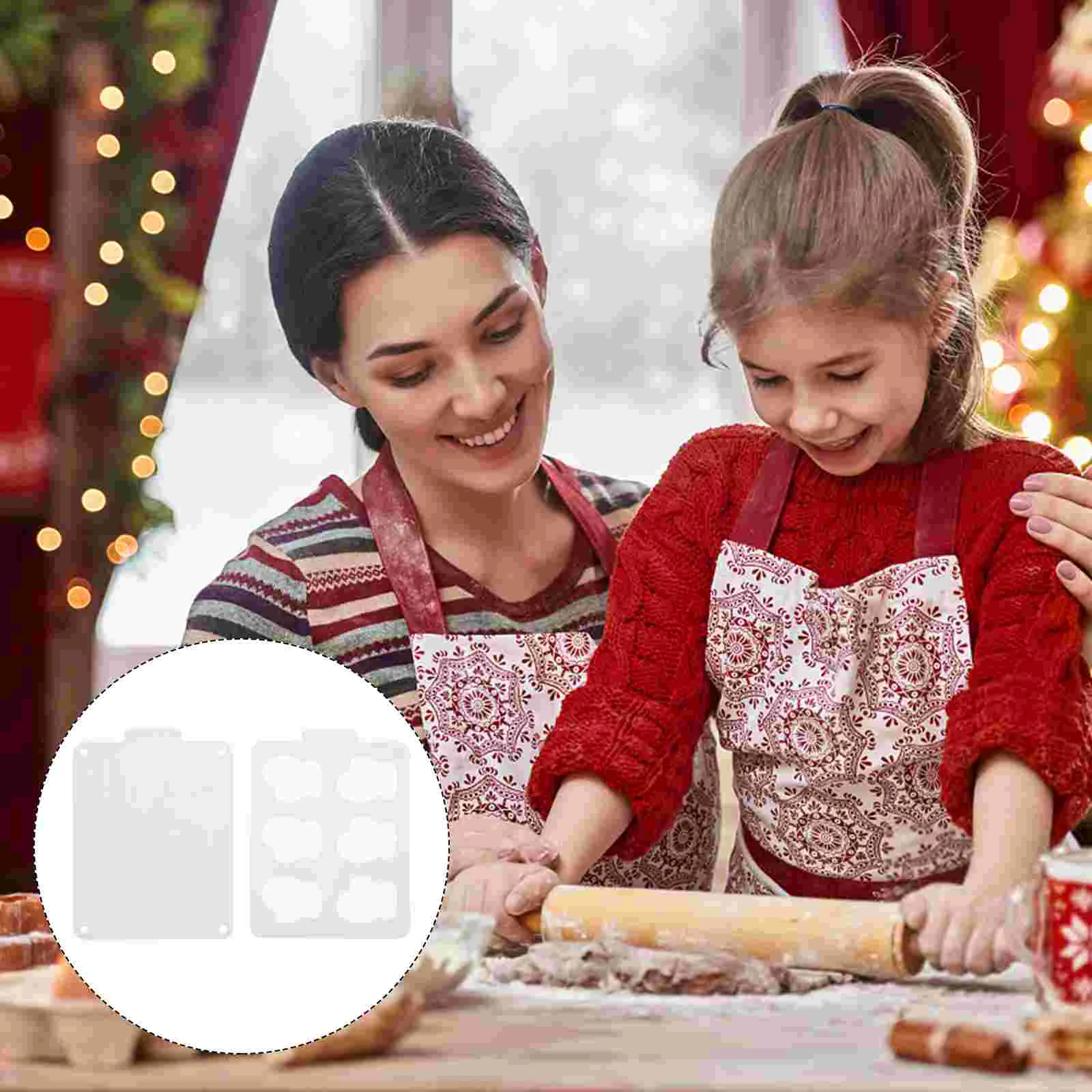 Праздничные формы для шоколада Рождественские трафареты конфеты Торт