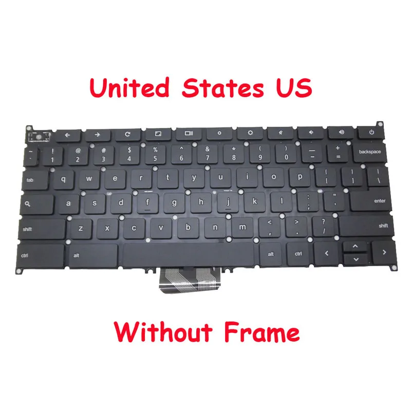 Клавиатура для ноутбука Acer Chromebook C720 C720P NSK-RB0SQ 01 AEZHQU00010 9Z.NBRSQ.001 NK.I1117.02A CB5-311 13 CB5-311P