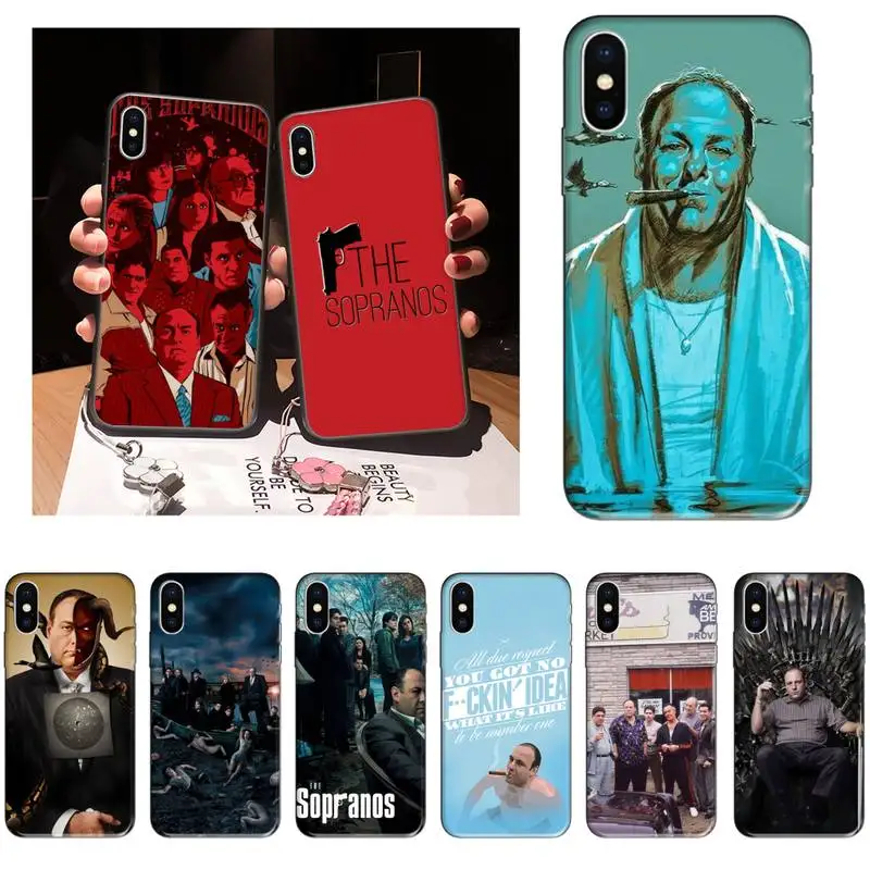 

RUICHI The Sopranos TV Phone Case For iPhone 11 12 Mini 13 Pro XS Max X 8 7 6s Plus 5 SE XR Case