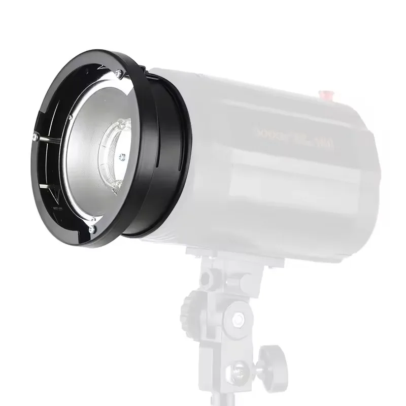 Фото Адаптер-переходник для крепления Godox (98 мм) на Bowens (для вспышек K-150A 120W 200W 250W 250SDI 300SDI Studio Flash Mini Light) №2