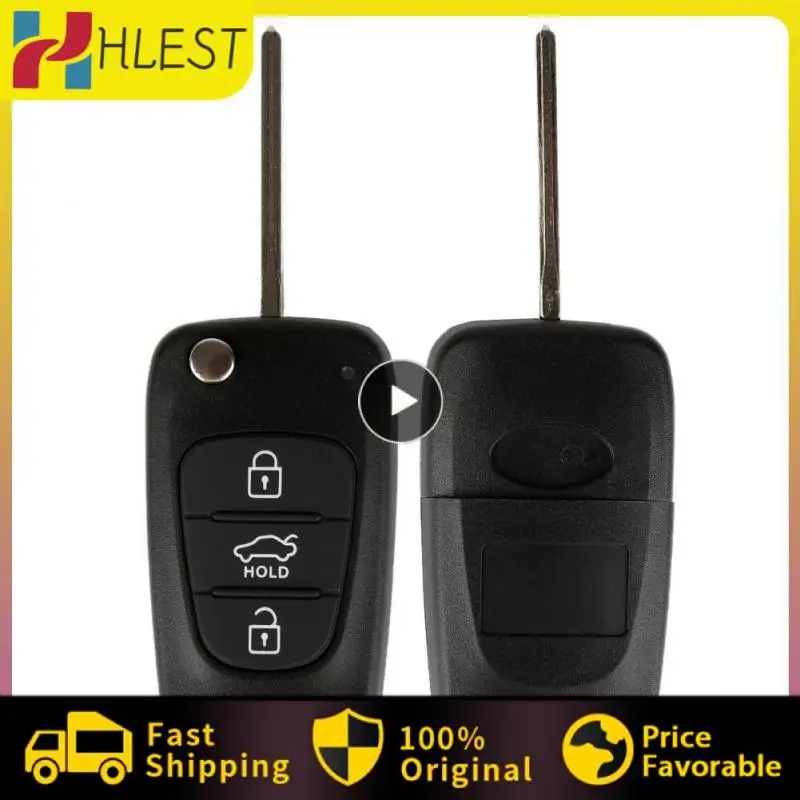 

1~8PCS 3 Buttons Replacement Key Shell High Quality Car Remote Buttons Key Shell For KIA Rondo Sportage Soul Rio S161C