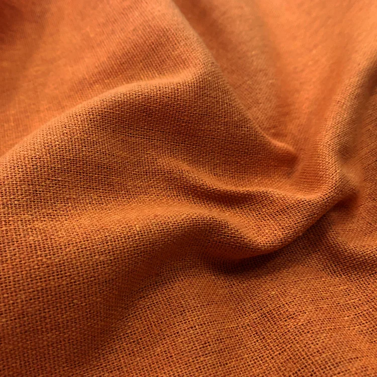 Однотонная льняная хлопчатобумажная ткань для вышивки иглой, лоскутное шитье, домашний текстиль, одежда, фабрика, 50x150 см