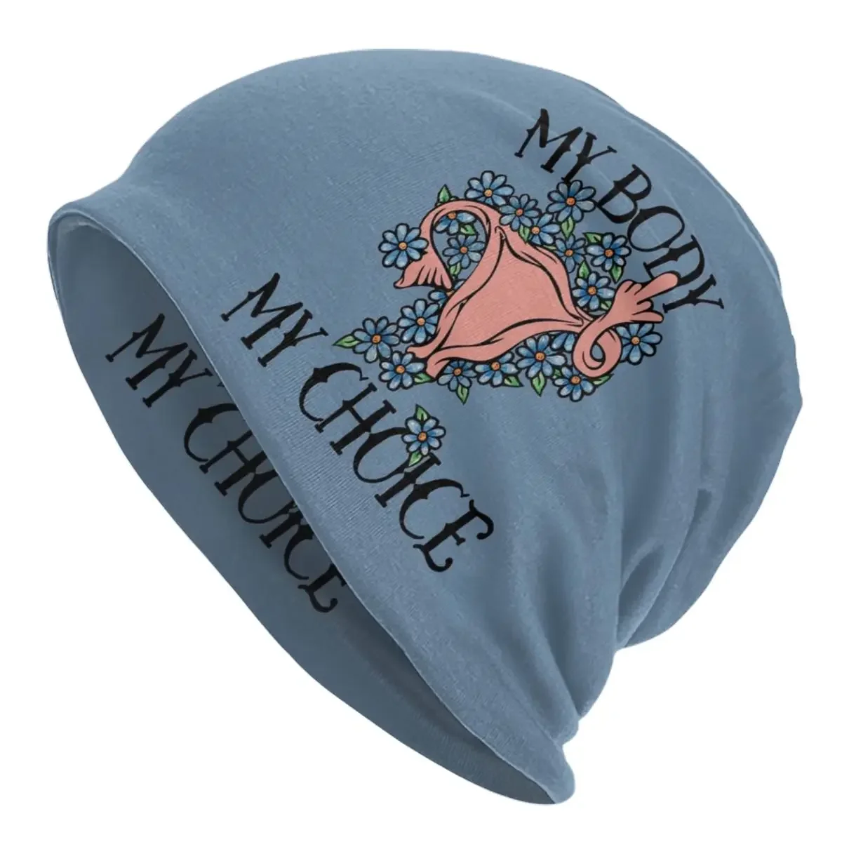 My Body Choice Prawa Abortion Bonnet Hat Хип-хоп Street Skullies Шапки для мужчин Женщины Вязаные шапки