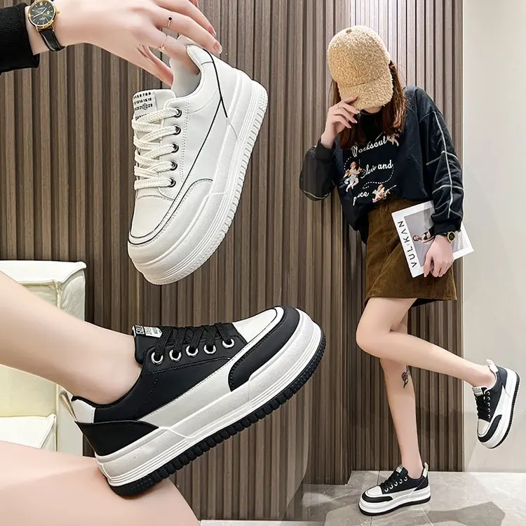 

Новинка Весна 2023 женская обувь на одной резиновой подошве с круглым носком и перекрестными кружевами