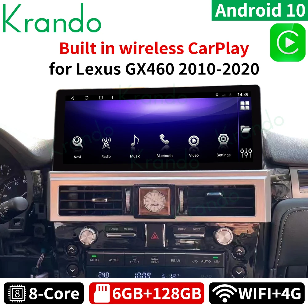 

Автомагнитола Krando, 12,3 дюйма, Android 10,0, 128 ГГц, для Lexus NX 2013-2019, мультимедийный плеер, система GPS-навигации, Беспроводная аудиосистема Carplay