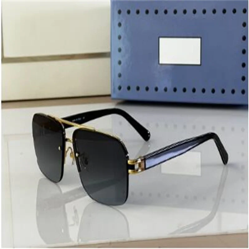 

Sunglasses For Men and Women Designers 1123 Anti-Uultraviolet Retro Plate Half Frame Retro Eyewear Whit Box