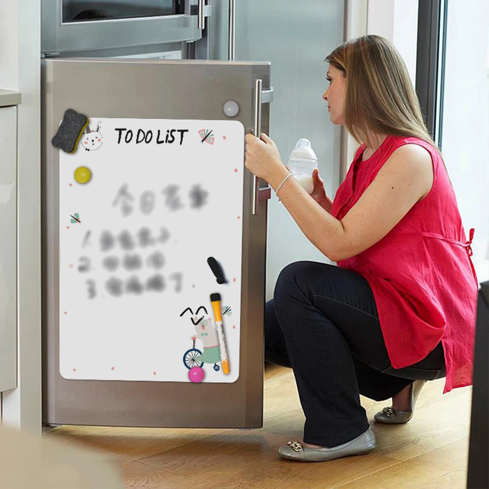 

Erasable Fridge Magnet Monthly Weekly Schedule Magnetic Soft Whiteboard Calendar Stickers Magnet Memo Message Board Schedule