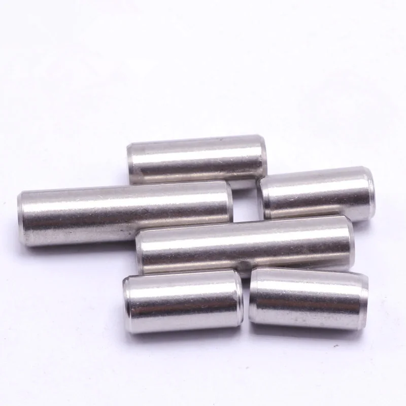 

50pc GB119 M4 M5 M6 Parallel Pins Dowel Pins Cylindrical Pins Position Pins Locating Fix Rod Solid Roller 304 Stainless Steel