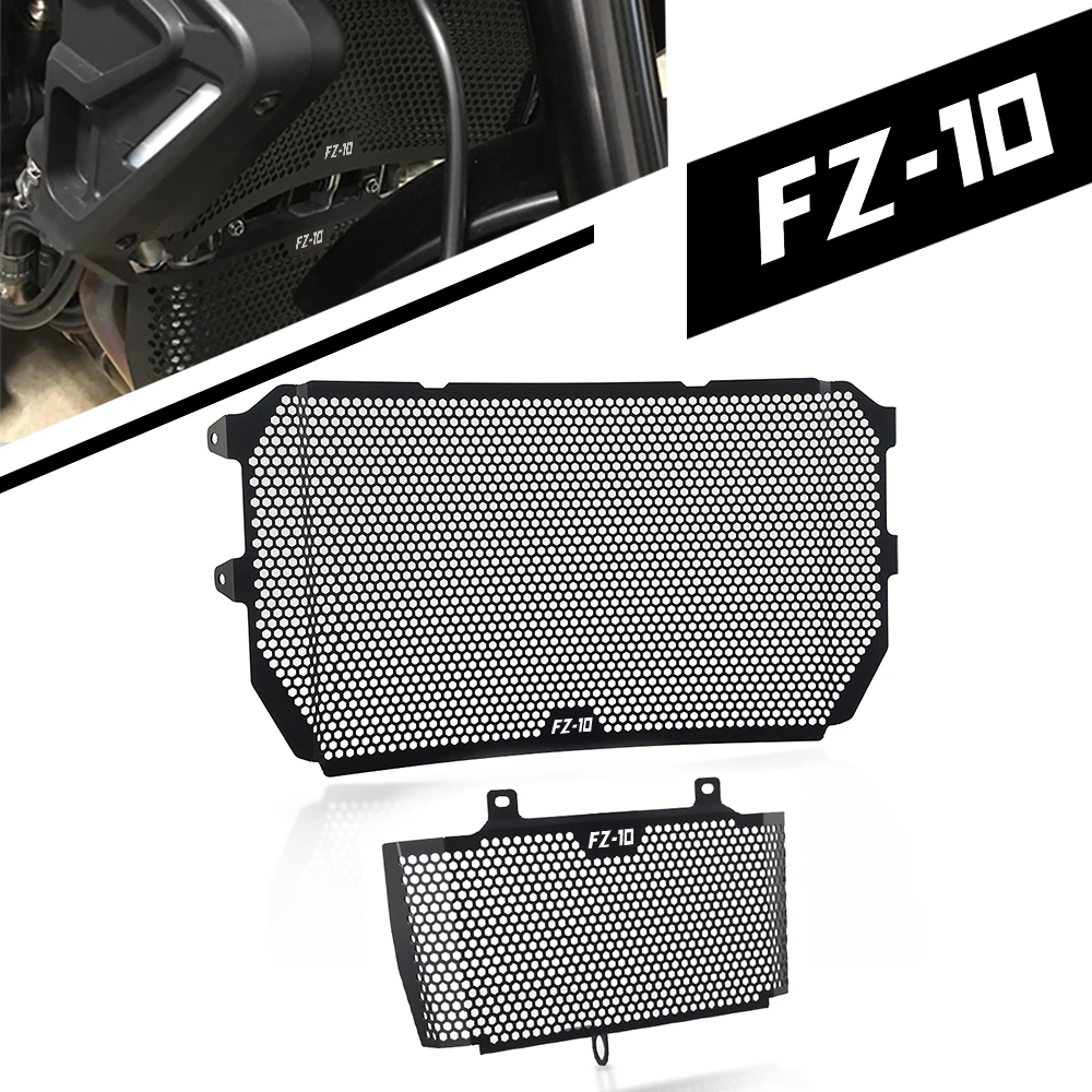 

Motorcycle Aluminium Radiator Grille Guard Cover Protective Grills Guards For Yamaha FZ10 FZ-10 2014 2015 2016 2017 2018 2019