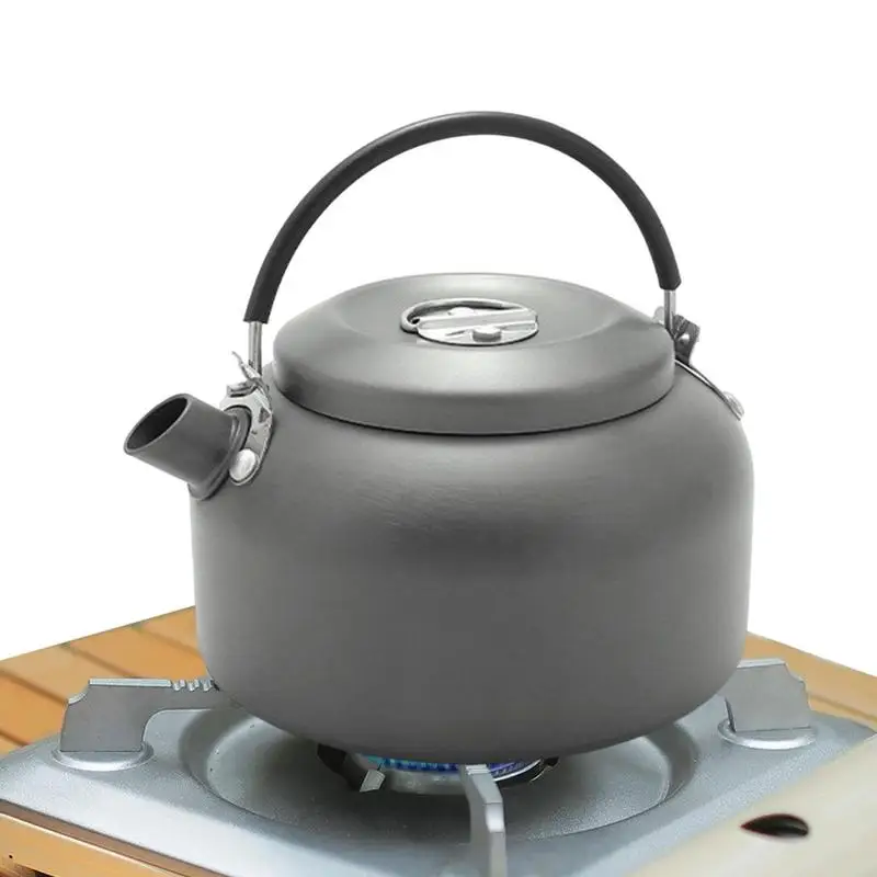 

Чайники для кемпинга для кипящей воды, легкий походный чайник из нержавеющей стали, ультралегкий портативный чайник для кемпинга на открытом воздухе