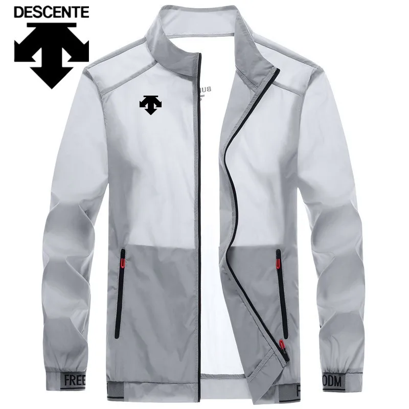 

DESCENTEoutdoor sun protection jacket, lightweight, waterproof, breathable fishing sun protection suit, men's sports windbreaker
