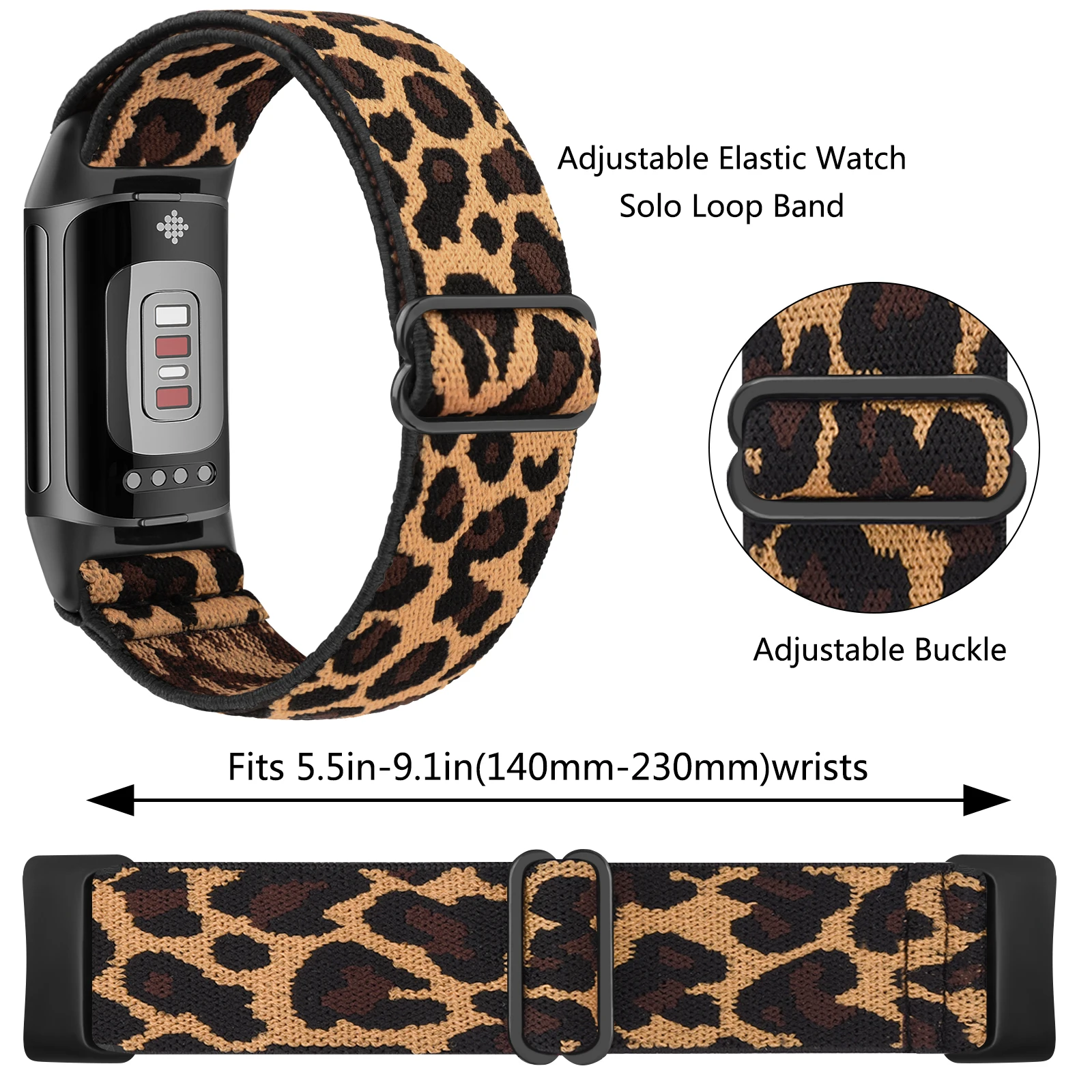 Elastic Bracelet Band for Fitbit Charge 5 Strap Sports Watchband Sport Wristband Replacement Strap for Fitbit Charge 5 Bands