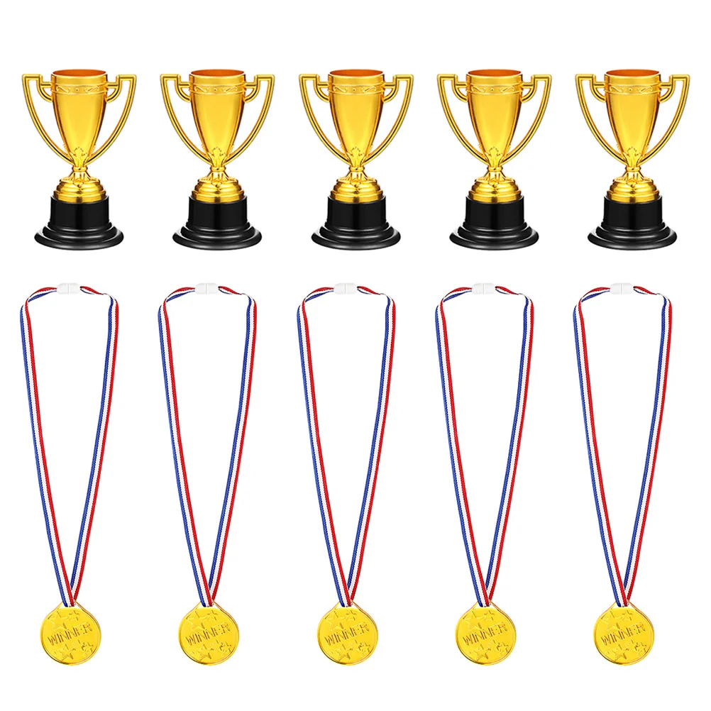 

Trophy Trophies Medals Kids Awardmedal Awardscups Partygold Mini Winner Soccer Children Game Prizes Cup Reward Baseball Prop